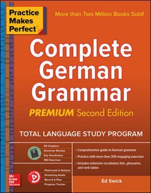 Front cover_Practice Makes Perfect: Complete German Grammar, Premium Second Edition