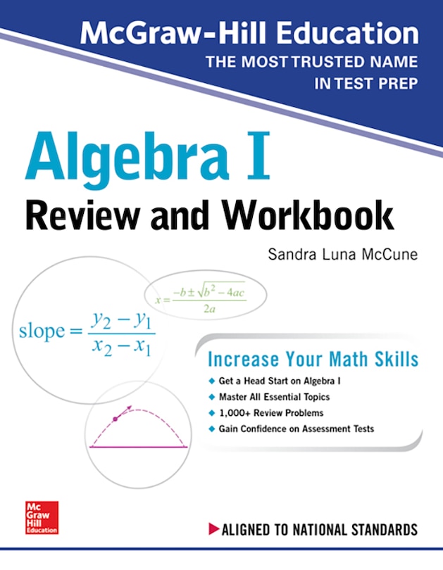 Front cover_McGraw-Hill Education Algebra I Review and Workbook