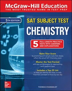 Couverture_McGraw-Hill Education SAT Subject Test Chemistry, Fifth Edition