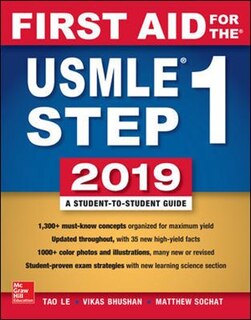 Front cover_First Aid for the USMLE Step 1 2019,  Twenty-ninth edition