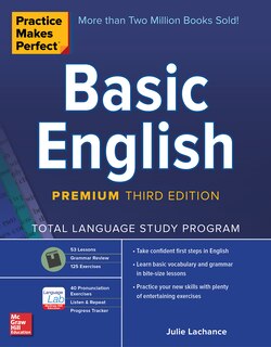Front cover_Practice Makes Perfect: Basic English, Premium Third Edition