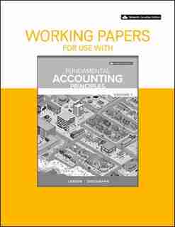 Working Papers for Fundamental Accounting Principles Volume 1 de Kermit D. Larson