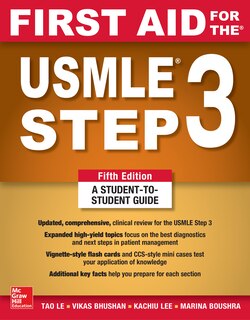 Front cover_First Aid for the USMLE Step 3, Fifth Edition