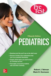 Front cover_Pediatrics PreTest Self-Assessment And Review, Fifteenth Edition