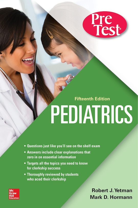 Front cover_Pediatrics PreTest Self-Assessment And Review, Fifteenth Edition