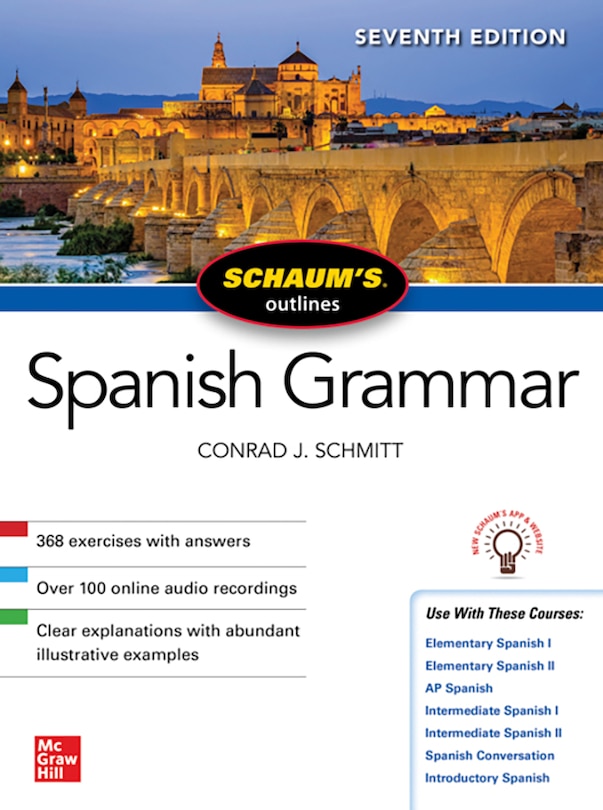 Front cover_Schaum's Outline of Spanish Grammar, Seventh Edition