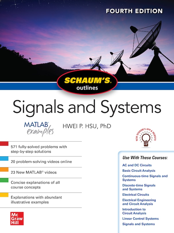 Couverture_Schaum's Outline of Signals and Systems, Fourth Edition