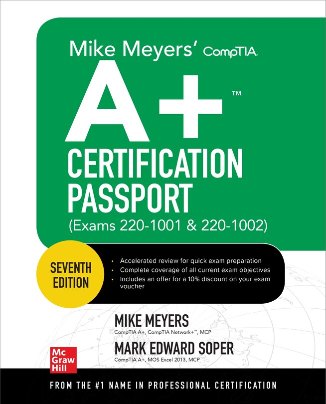Front cover_Mike Meyers' CompTIA A+ Certification Passport, Seventh Edition (Exams 220-1001 & 220-1002)