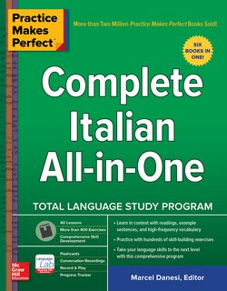 Front cover_Practice Makes Perfect: Complete Italian All-in-One