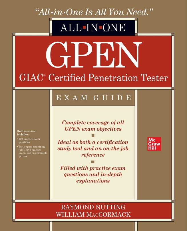 Couverture_GPEN GIAC Certified Penetration Tester All-in-One Exam Guide