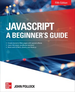 Front cover_Javascript: A Beginner's Guide, Fifth Edition