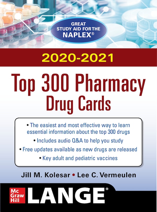 Couverture_McGraw-Hill's 2020/2021 Top 300 Pharmacy Drug Cards