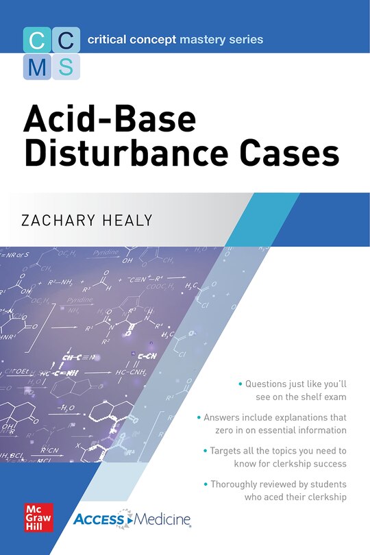 Couverture_Critical Concept Mastery Series: Acid-Base Disturbance Cases