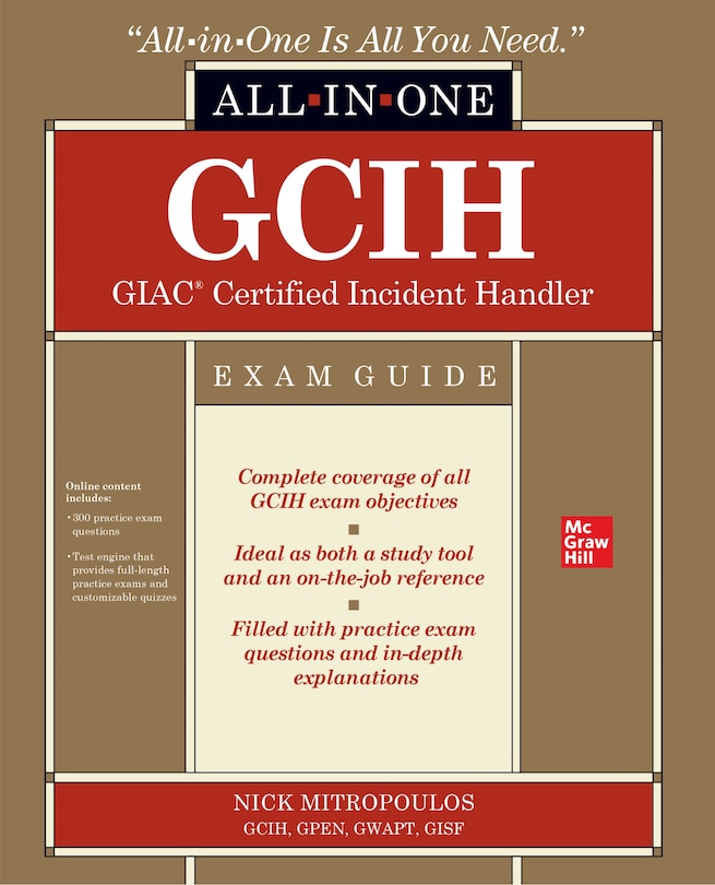 Front cover_GCIH GIAC Certified Incident Handler All-in-One Exam Guide