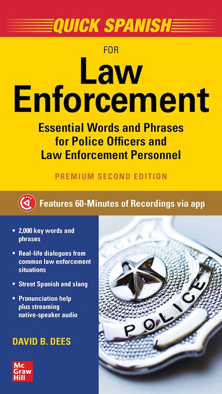 Front cover_Quick Spanish For Law Enforcement, Premium Second Edition