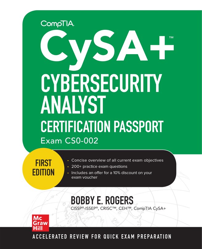 Front cover_CompTIA CySA+ Cybersecurity Analyst Certification Passport (Exam CS0-002)