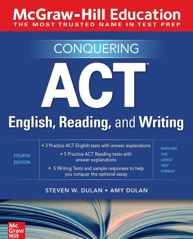Front cover_McGraw-Hill Education Conquering ACT English, Reading, and Writing, Fourth Edition