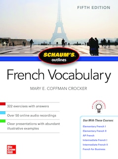 Front cover_Schaum's Outline of French Vocabulary, Fifth Edition