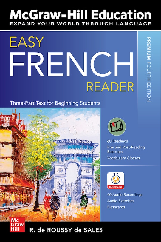 Front cover_Easy French Reader, Premium Fourth Edition