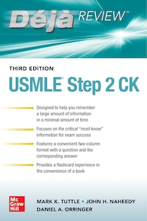 Front cover_Deja Review: USMLE Step 2 CK, Third Edition