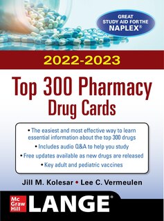 Front cover_Mcgraw Hill's 2022/2023 Top 300 Pharmacy Drug Cards