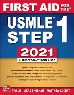 Front cover_First Aid for the USMLE Step 1 2021, Thirty first edition