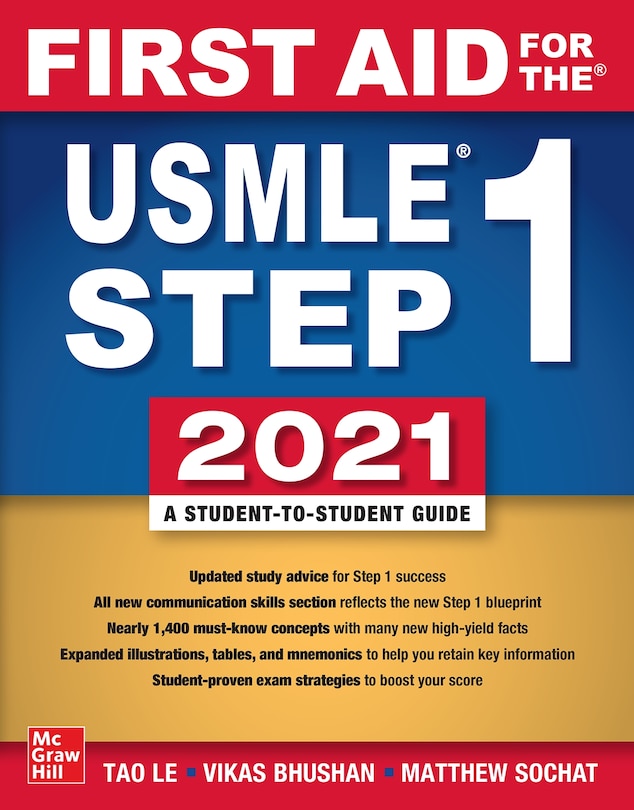 Front cover_First Aid for the USMLE Step 1 2021, Thirty first edition