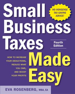 Couverture_Small Business Taxes Made Easy, Fourth Edition