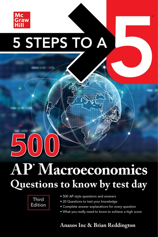 Couverture_5 Steps to a 5: 500 AP Macroeconomics Questions to Know by Test Day, Third Edition