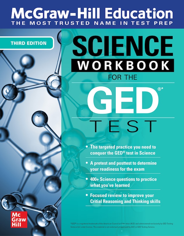 Couverture_McGraw-Hill Education Science Workbook for the GED Test, Third Edition