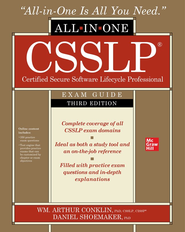 Front cover_Csslp Certified Secure Software Lifecycle Professional All-in-one Exam Guide, Third Edition
