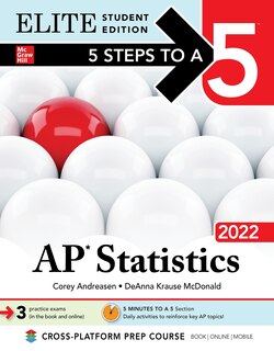 Couverture_5 Steps To A 5: Ap Statistics 2022 Elite Student Edition