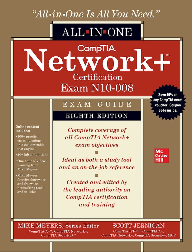 Front cover_Comptia Network+ Certification All-in-one Exam Guide, Eighth Edition (exam N10-008)