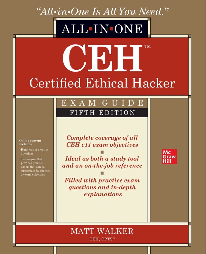 Front cover_Ceh Certified Ethical Hacker All-in-one Exam Guide, Fifth Edition