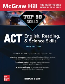 Front cover_Top 50 Act English, Reading, And Science Skills, Third Edition