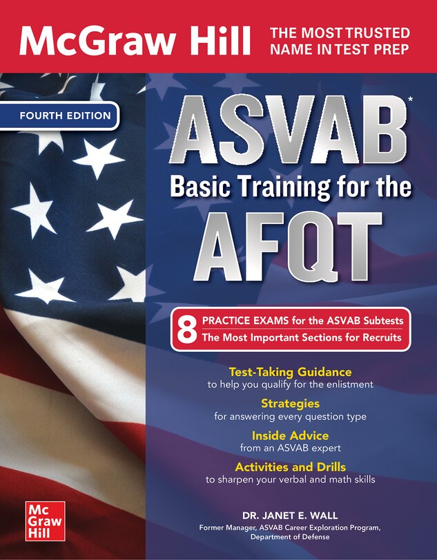 Front cover_Mcgraw Hill Asvab Basic Training For The Afqt, Fourth Edition