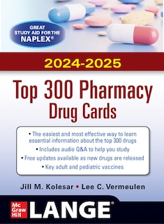 Front cover_McGraw Hill's 2024/2025 Top 300 Pharmacy Drug Cards
