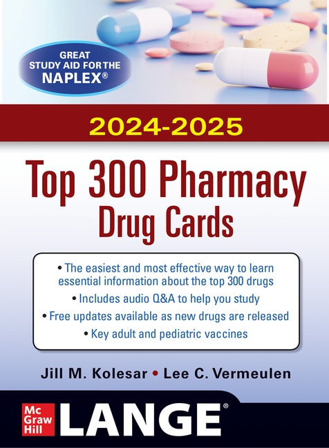 Front cover_McGraw Hill's 2024/2025 Top 300 Pharmacy Drug Cards