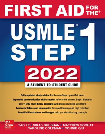 First Aid For The Usmle Step 1 2022, Thirty Second Edition