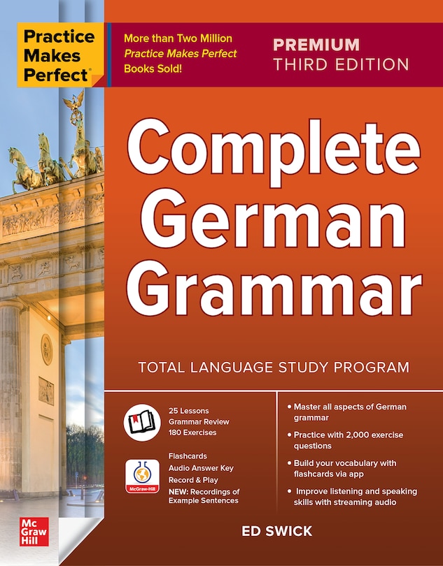 Front cover_Practice Makes Perfect: Complete German Grammar, Premium Third Edition
