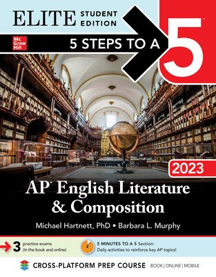 Front cover_5 Steps To A 5: Ap English Literature And Composition 2023 Elite Student Edition