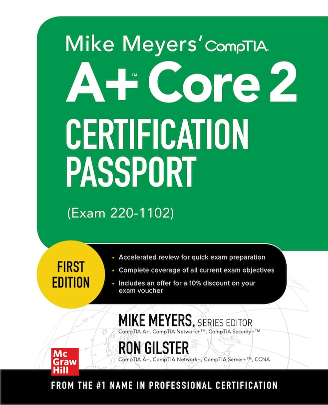 Front cover_Mike Meyers' Comptia A+ Core 2 Certification Passport (exam 220-1102)