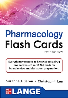 Front cover_LANGE Pharmacology Flash Cards, Fifth Edition