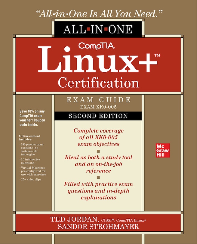 Front cover_CompTIA Linux+ Certification All-in-One Exam Guide, Second Edition (Exam XK0-005)
