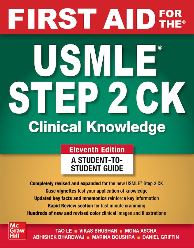 Couverture_First Aid for the USMLE Step 2 CK, Eleventh Edition