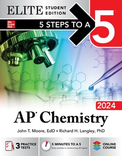 Front cover_5 Steps to a 5: AP Chemistry 2024 Elite Student Edition