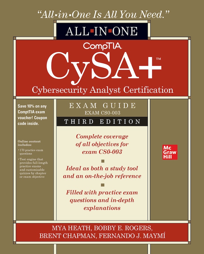 Front cover_CompTIA CySA+ Cybersecurity Analyst Certification All-in-One Exam Guide, Third Edition (Exam CS0-003)