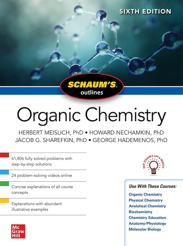 Couverture_Schaum's Outline of Organic Chemistry, Sixth Edition