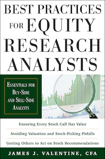 Couverture_Best Practices for Equity Research (Pb)