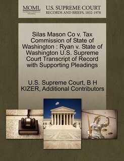 Front cover_Silas Mason Co V. Tax Commission Of State Of Washington